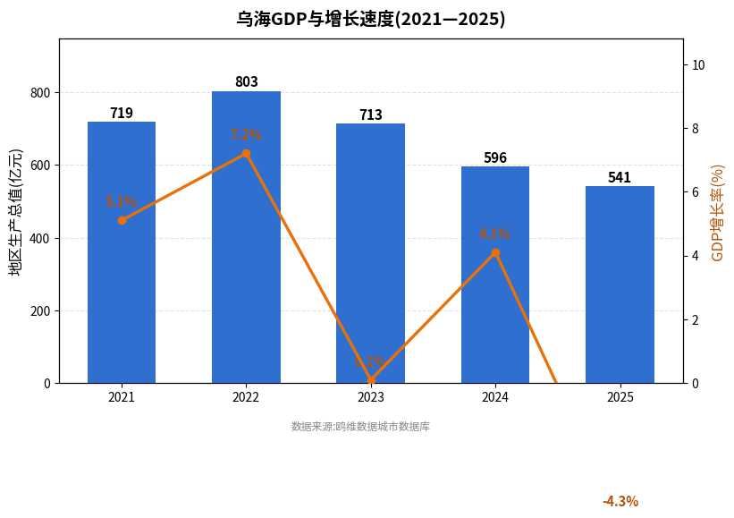 乌海市经济发展报告(2021—2025)
