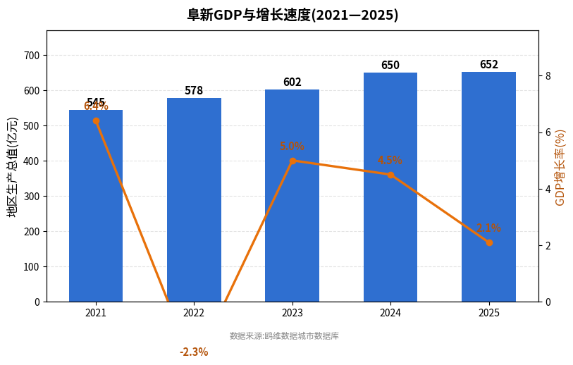 阜新市经济发展报告(2021—2025)
