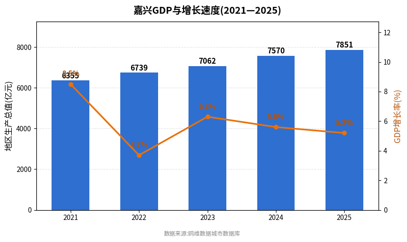 嘉兴市经济发展报告(2021—2025)