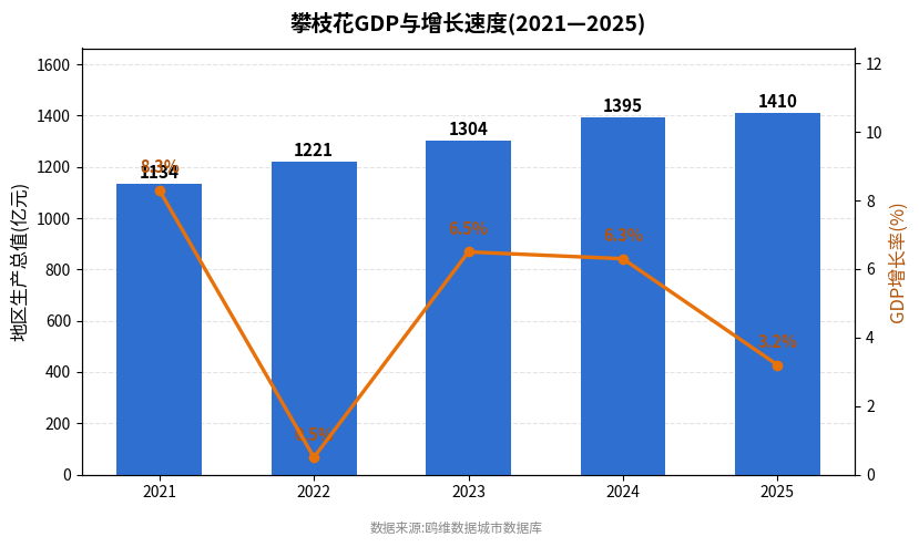 攀枝花市经济发展报告(2021—2025)