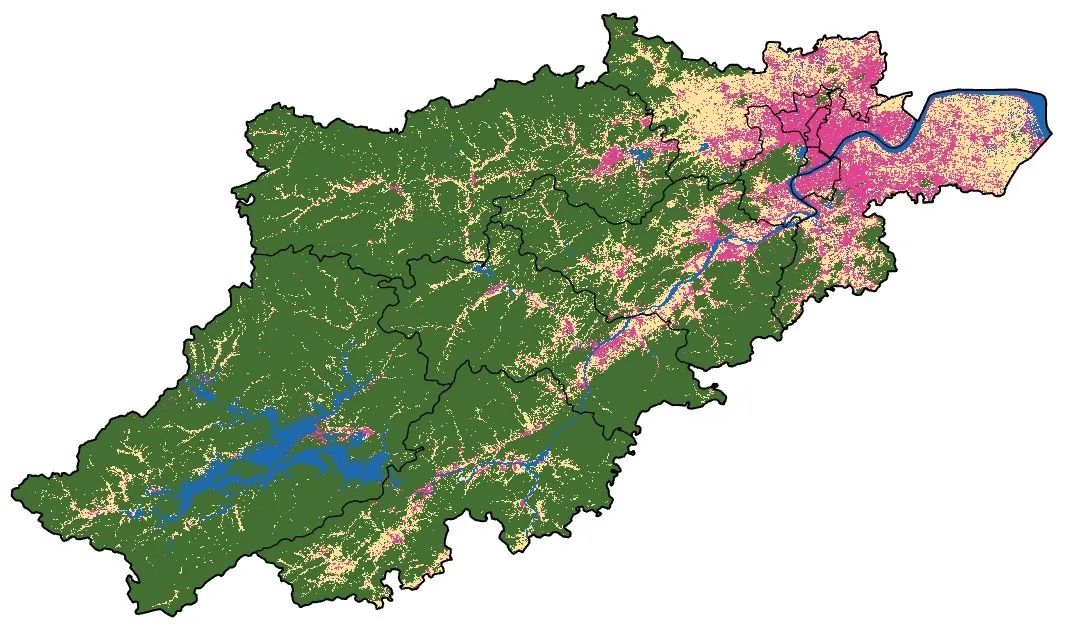1985-2022年全国土地利用分类可视化数据（30M）