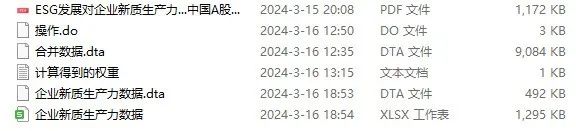 新质生产力水平测算数据（多个版本合集）