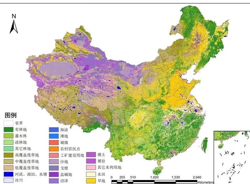 2003-2019，2022年各省土地利用类型面积调查数据